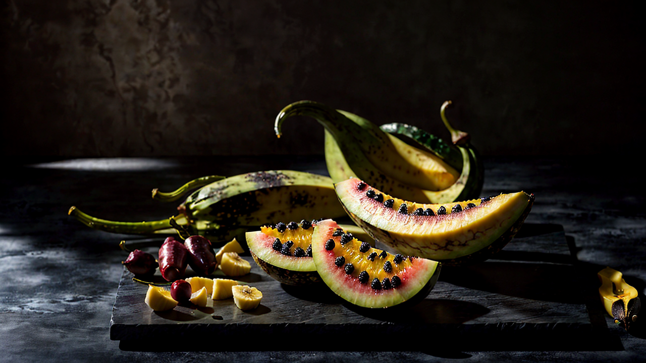 Editorial fresh produce composition